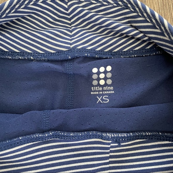 Title Nine Dream Skort Navy Stripe - Picture 6 of 12